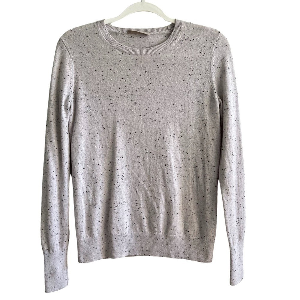 Everlane The 100% Cashmere Crew Neck Speckled Sweater Size Small
